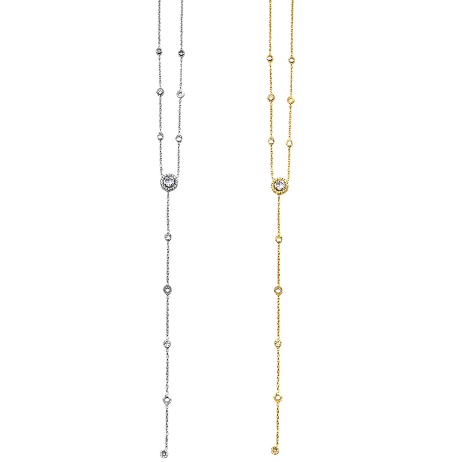 Collana rosario scintillante