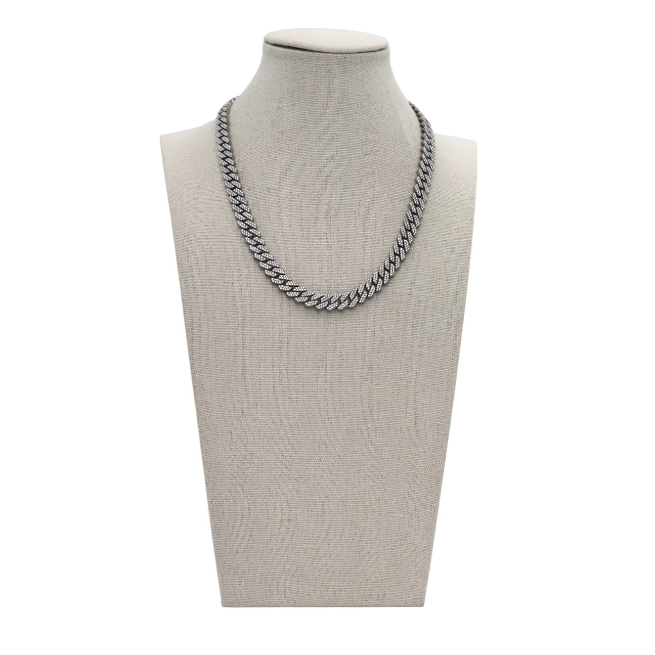 Collana groumette slim strass