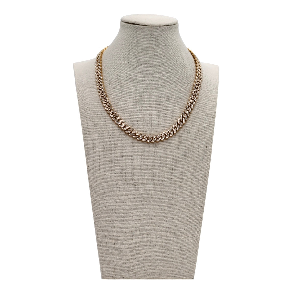 Collana groumette slim strass