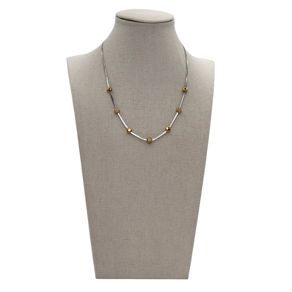 Collana tondino mix
