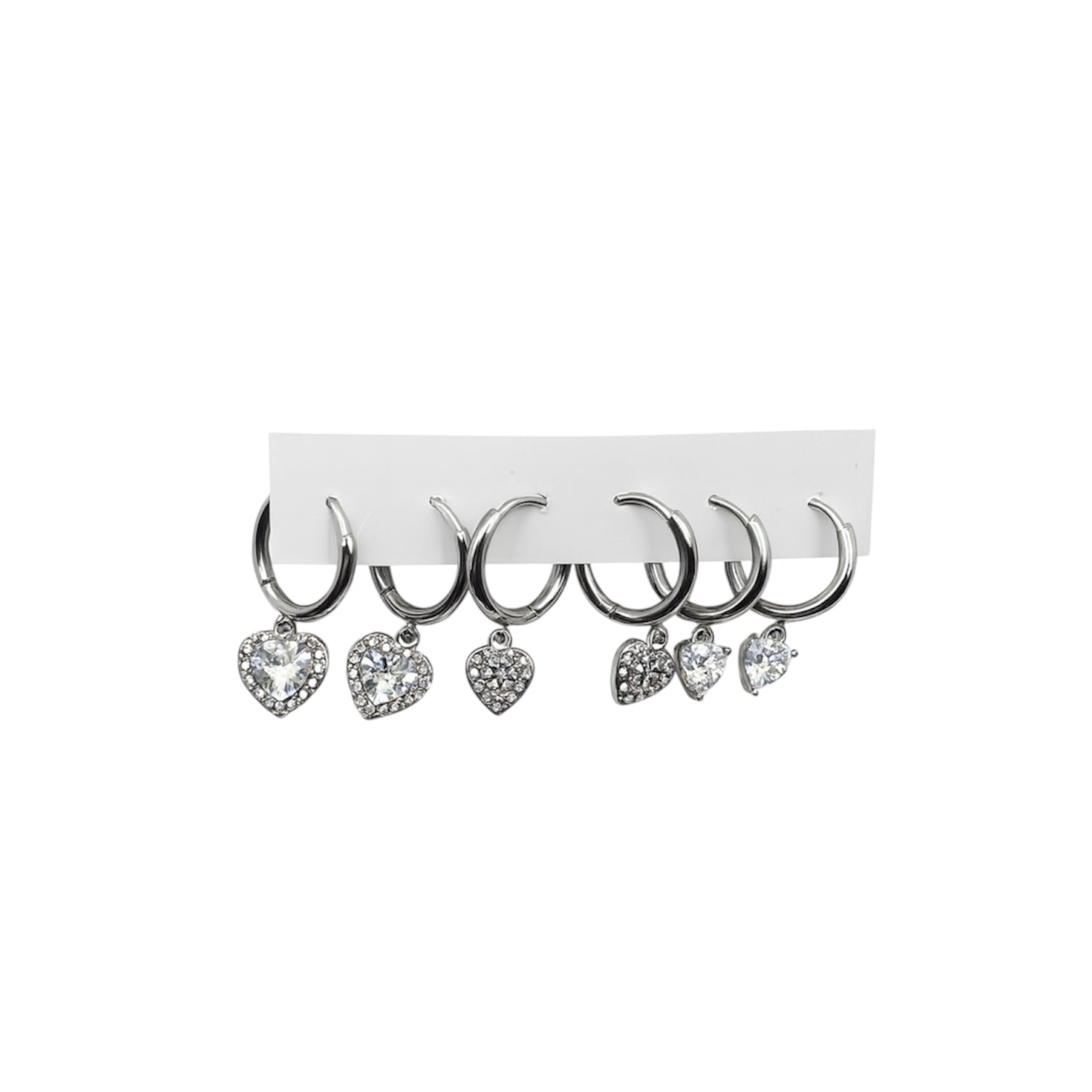 Set pendente cuore diamond