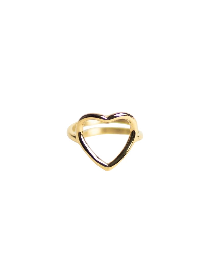 Anello cuore traforato