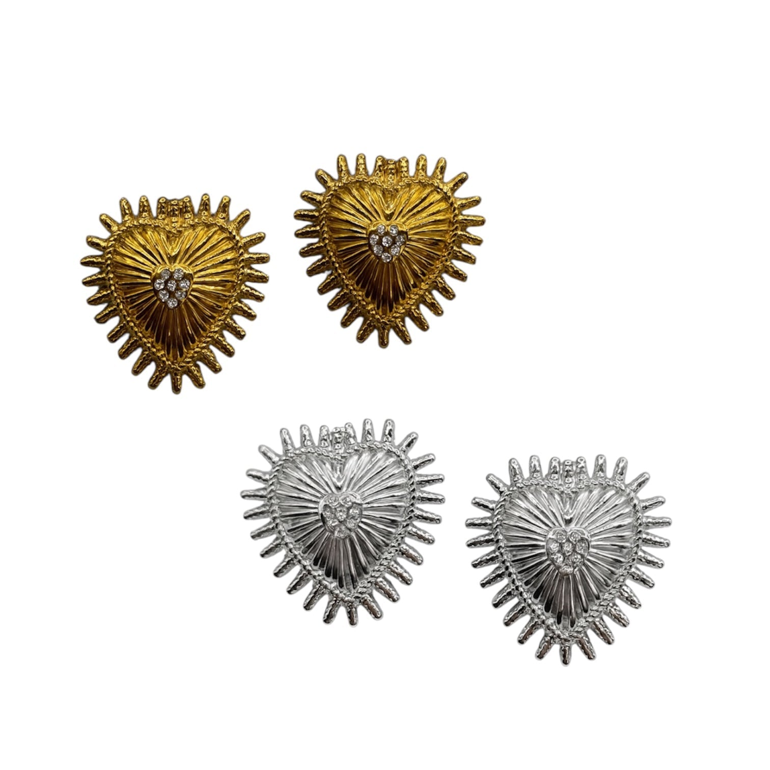 Orecchino cuore plus