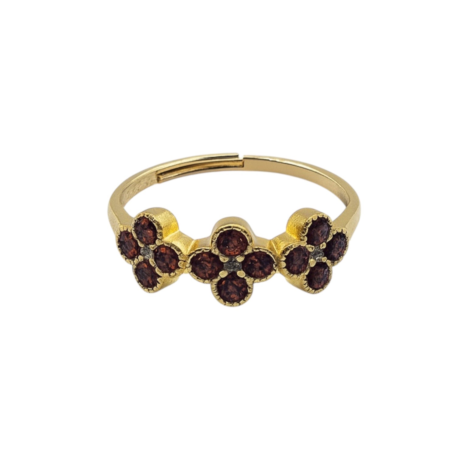 Anello semplicità brown