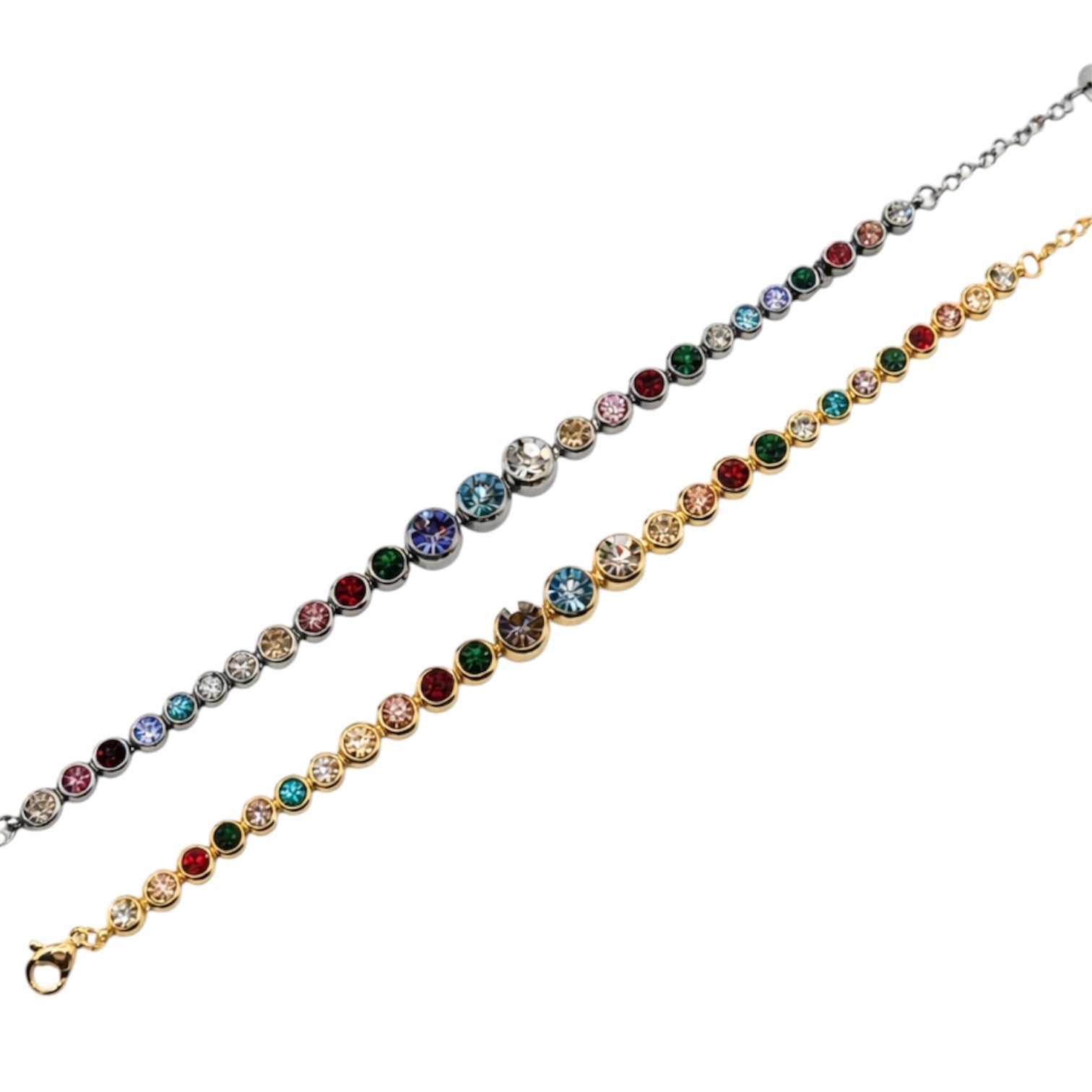 Bracciale sfere di luce multicolore